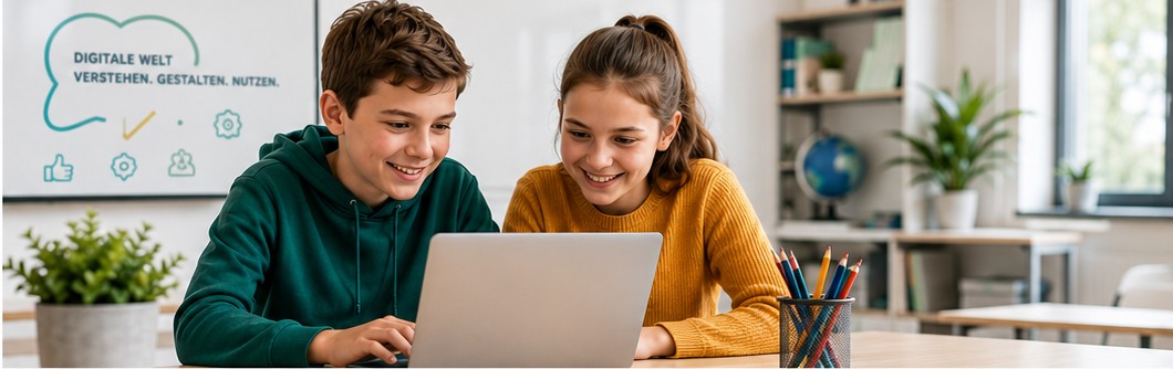Kinder lernen digitale Kompetenzen